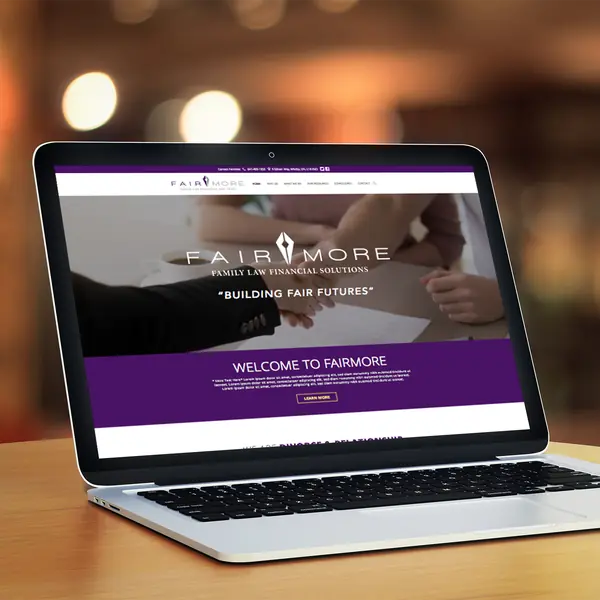 Fairmore Family Law Financial Solutions Website Design www.fairmore.ca